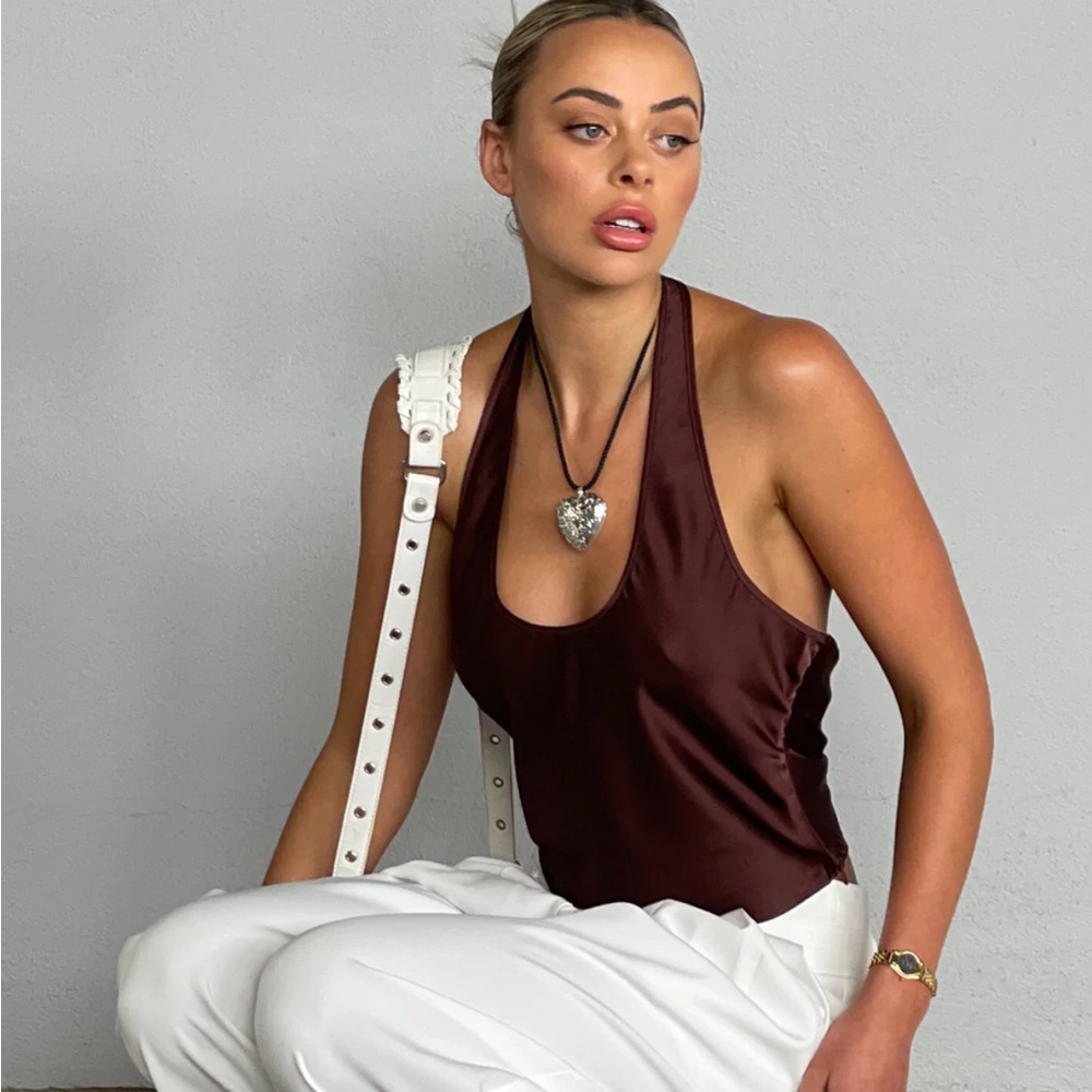 NWT Lioness ROXY HALTER IN GARNET
